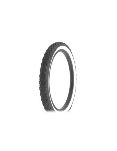 Tire 20 x 2.125 Black/White Side Wall HF-851.